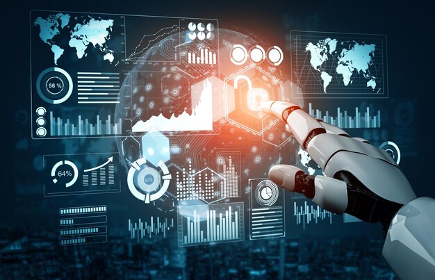 Plataforma de IA com análise avançada de dados e aprendizado de máquina